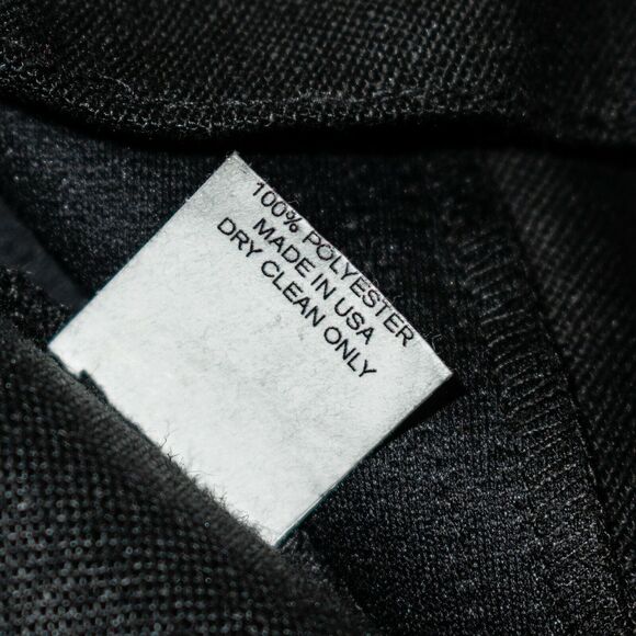 OPENING CEREMONY Women's Black Linen Mini Skirt Zipper front Sz Large - Picture 10 of 11